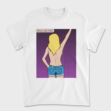 Wild and Free, Unisex Men's T-Shirt