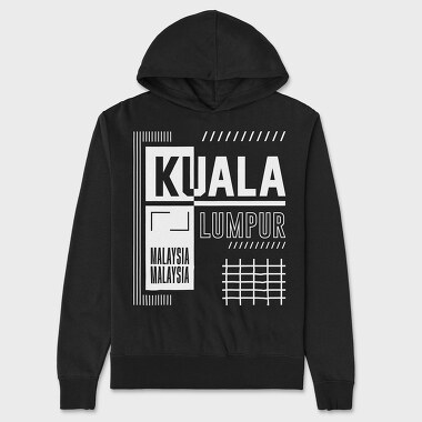 Kuala Lumpur, Unisex Men's Hoodie