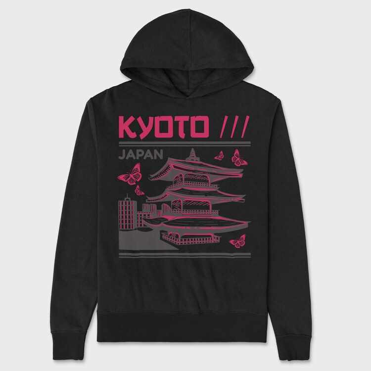 Kyoto, Unisex Men's Hoodie