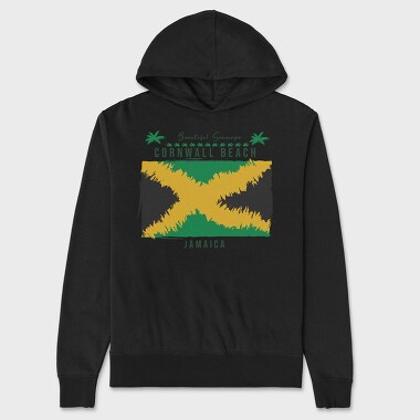 Cornwall Beach, Unisex Men's Hoodie