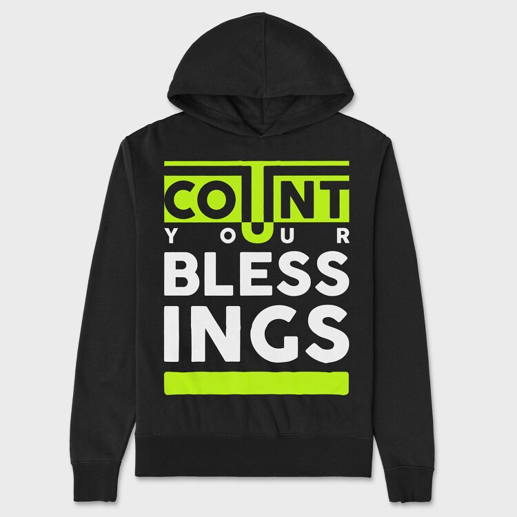 Count Your Bless, Унисекс Мъжко Суичър