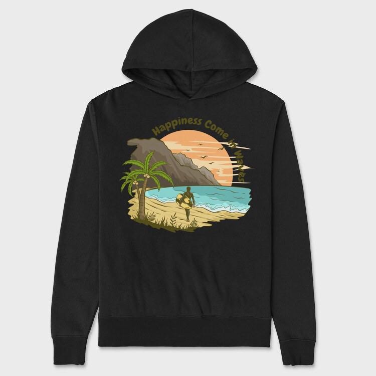 Happiness Come in Waves 2, Унисекс Мъжко Суичър