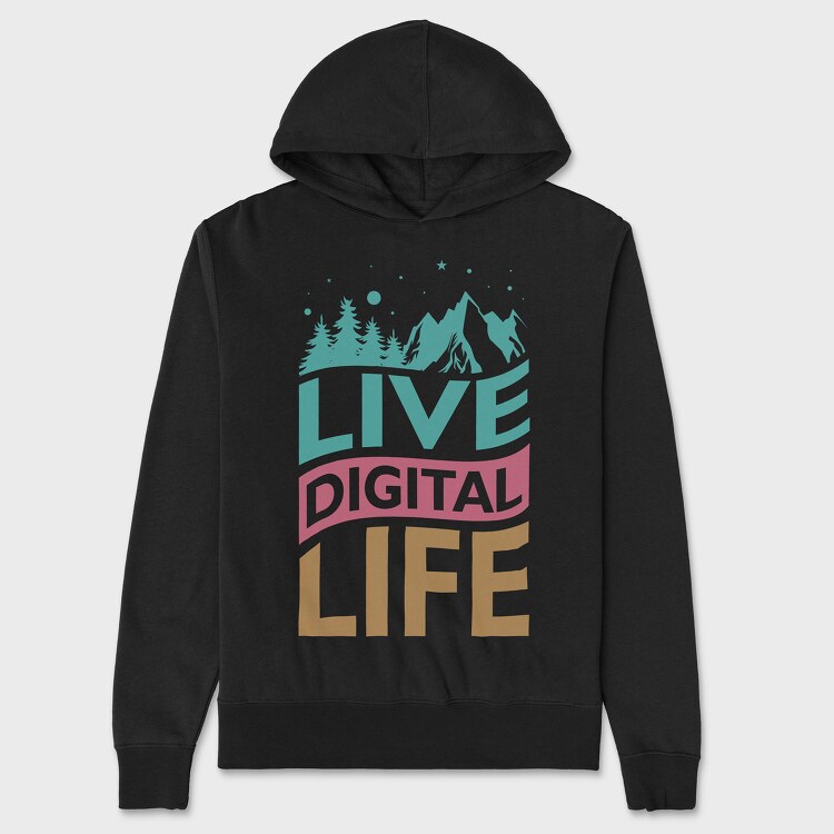 Live Digital Life, Унисекс Мъжко Суичър