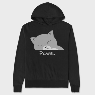 Paws, Unisex Men's Hoodie