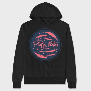 Platja Illetes, Unisex Men's Hoodie