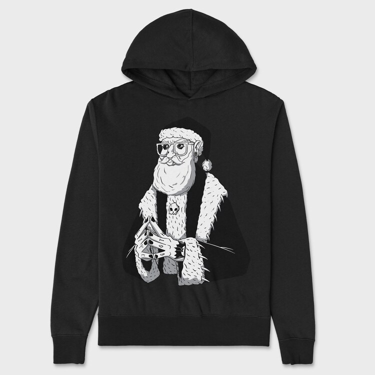 Goth Santa, Unisex Men's Hoodie
