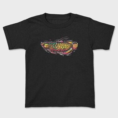 Arowana Watercolor, Kids' T-Shirt