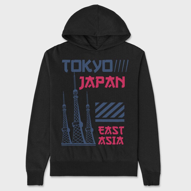 Tokyo 2, Unisex Men's Hoodie