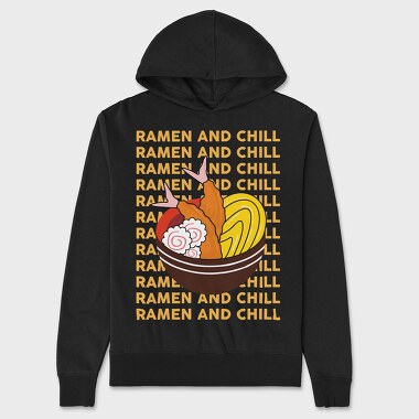 Ramen and Chill, Unisex Men's Hoodie
