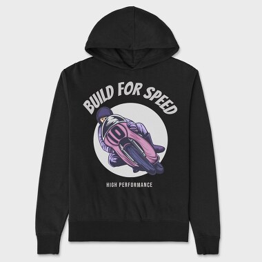 Build for Speed, Unisex Men's Hoodie