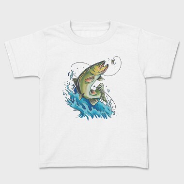 Bass Painting, Kids' T-Shirt