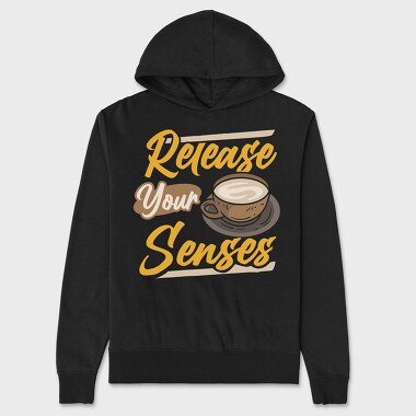 Release Your Senses, Unisex Men's Hoodie