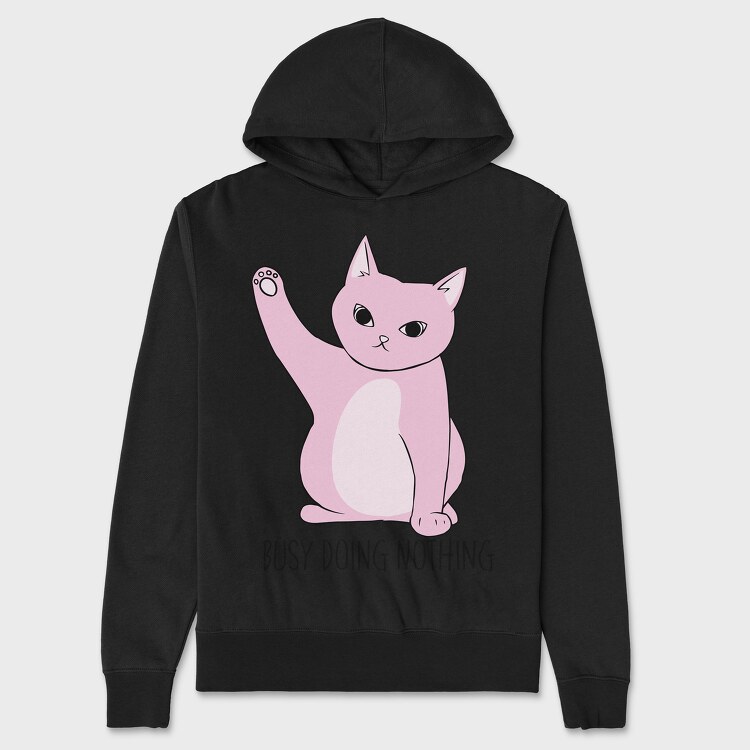 Busy Doing Nothing, Unisex Men's Hoodie