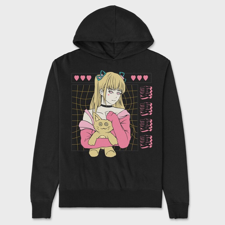 Anime Japanese 12, Unisex Men's Hoodie