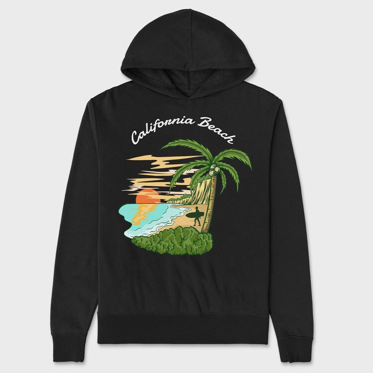 California Beach, Унисекс Мъжко Суичър