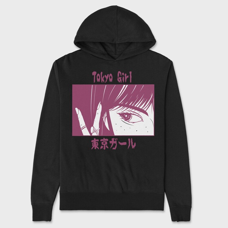 Anime Japanese 16, Unisex Men's Hoodie