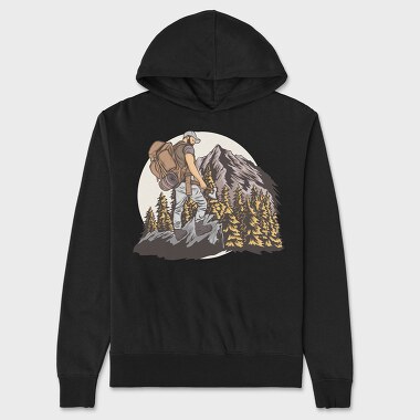 Wander More, Unisex Men's Hoodie