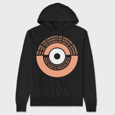 We Are the Experts of Digital Nomad, Unisex Men's Hoodie