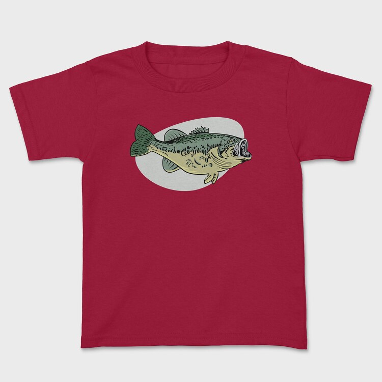 Bass Fish, Kids' T-Shirt