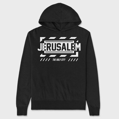 Jerusalem, Unisex Men's Hoodie