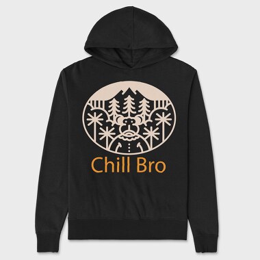 Chill Bro, Unisex Men's Hoodie