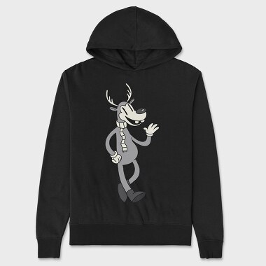 Christmas Raindeer Retro, Unisex Men's Hoodie
