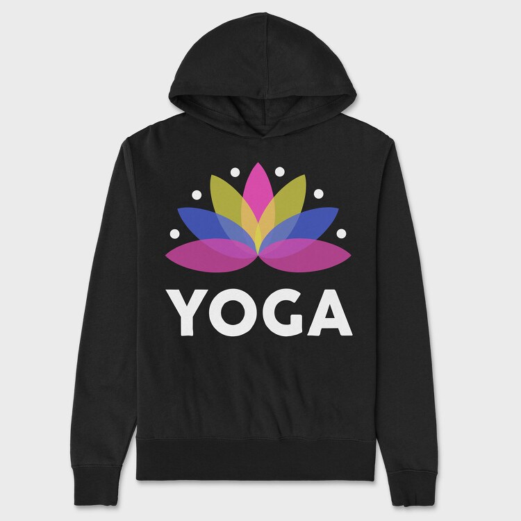 Yoga, Unisex Men's Hoodie