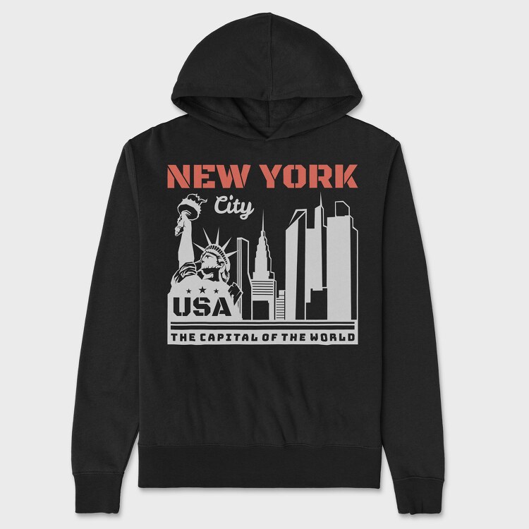 New York 2, Unisex Men's Hoodie