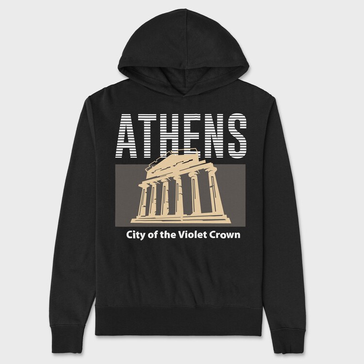 Athens, Унисекс Мъжко Суичър