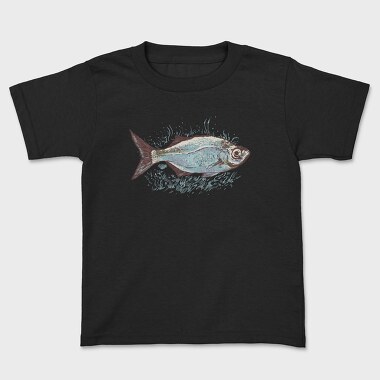 Kids' T-Shirt, Fish Drawing