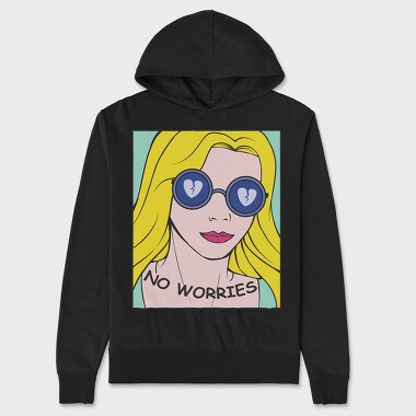 No Worries, Unisex Men's Hoodie