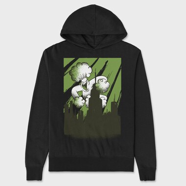 Broccoli Monster, Unisex Men's Hoodie