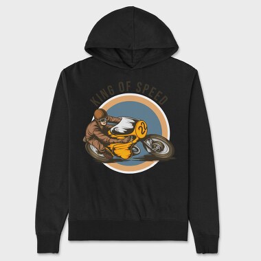 King of Speed, Unisex Men's Hoodie