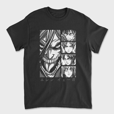 Attack on Titan 18, Unisex Men's T-Shirt