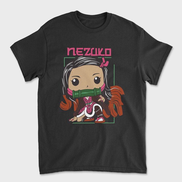 Funko Anime Demon Slayer Nezuko Kamado, Unisex Men's T-Shirt