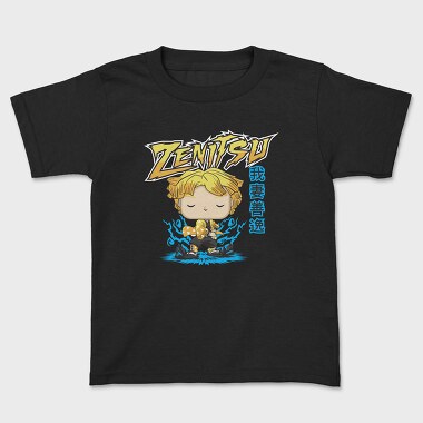 Funko Anime Demon Slayer Zenitsu, Детска Тениска