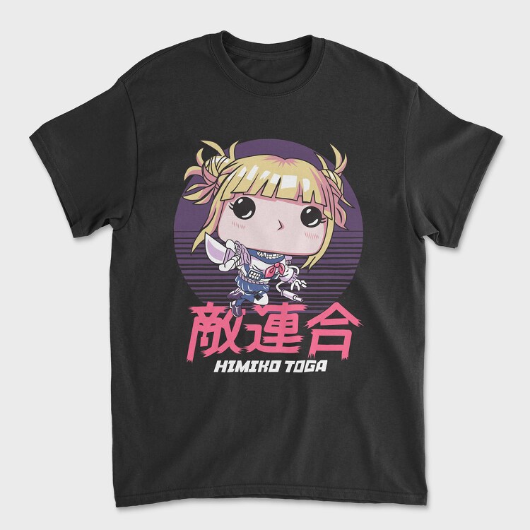 Funko Anime My Hero Academia Himiko Toga, Унисекс Мъжка Тениска