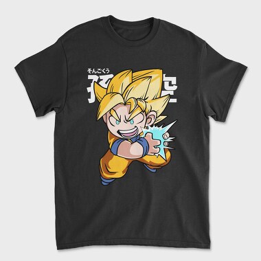 Funko Anime Son Goku Dragon Ball Z, Unisex Men's T-Shirt