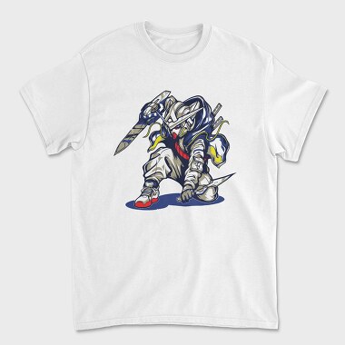 Gundam Ninja Rudy, Unisex Men's T-Shirt