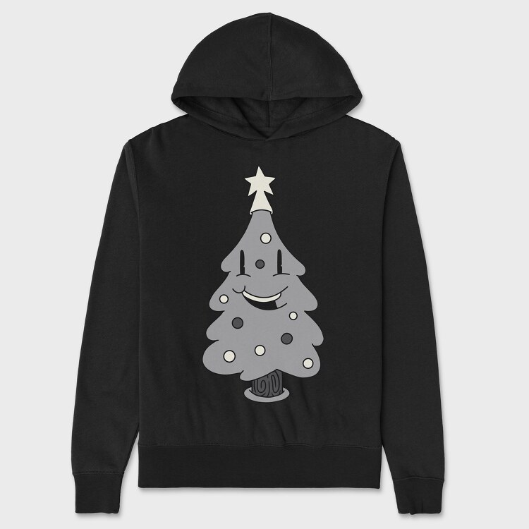 Christmas Tree Retro, Унисекс Мъжко Суичър