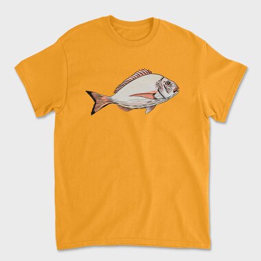 Fish Golden, Unisex Men's T-Shirt