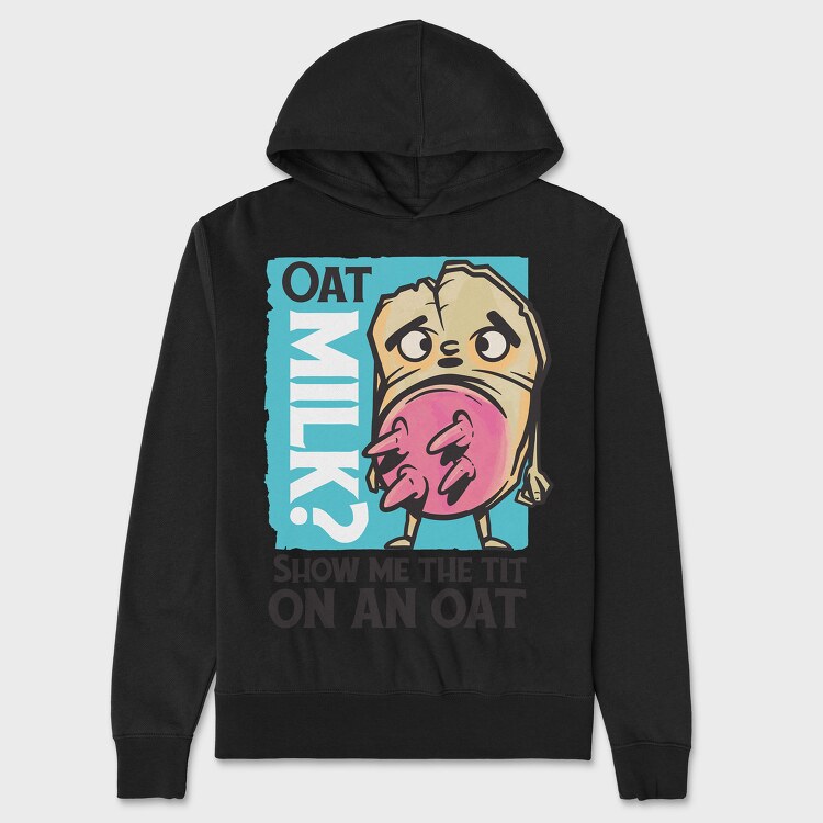 Oatmilk, Unisex Men's Hoodie