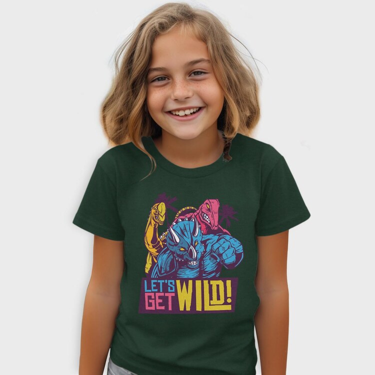 Lama In The Car, Kids' T-Shirt