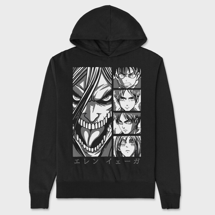 Attack on Titan 18, Unisex Men's Hoodie