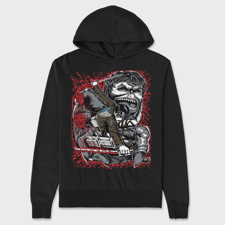 Attack on Titan 26, Unisex Men's Hoodie