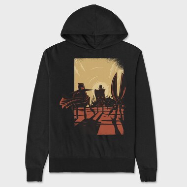 Rock Paper Scissors, Unisex Men's Hoodie