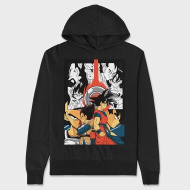 Dragon Ball Z 90, Унисекс Мъжко Суичър