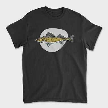 Walleye Fish, Unisex Men's T-Shirt