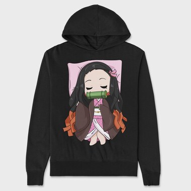 Unisex Men's Hoodie, Demon Slayer Pillow 1
