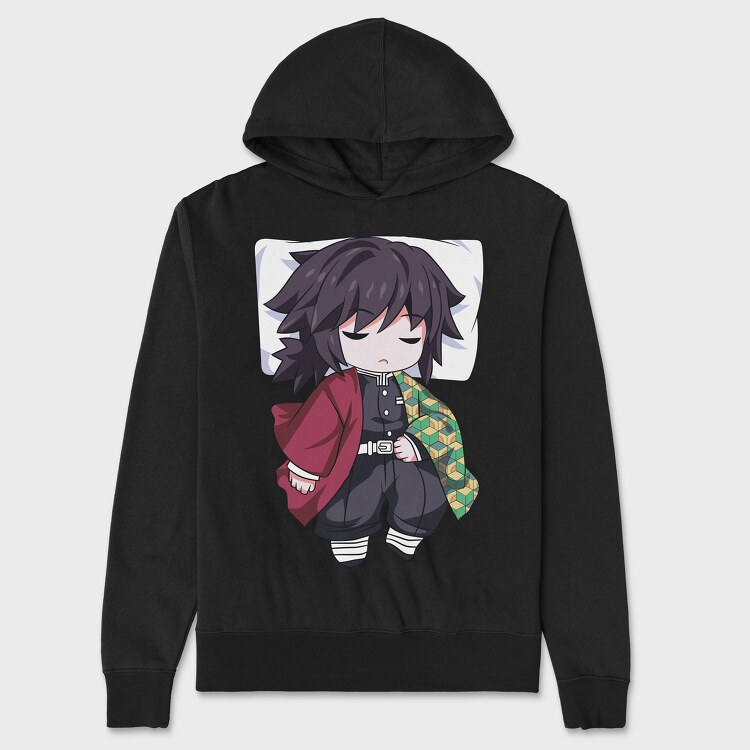Demon Slayer Pillow 5, Унисекс Мъжко Суичър